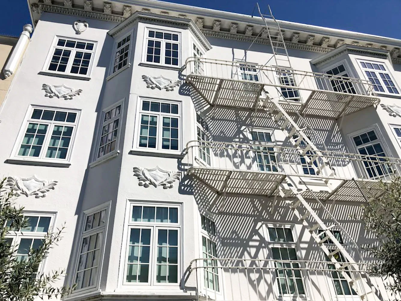 Picture of The intricate shadow play on the building's facade highlights the precision and expertise of Abstract Windows' installations. Their focus on quality outcomes is evident in every detail. Copyright ©2025 Diamond Certified Resource

 - Abstract Windows