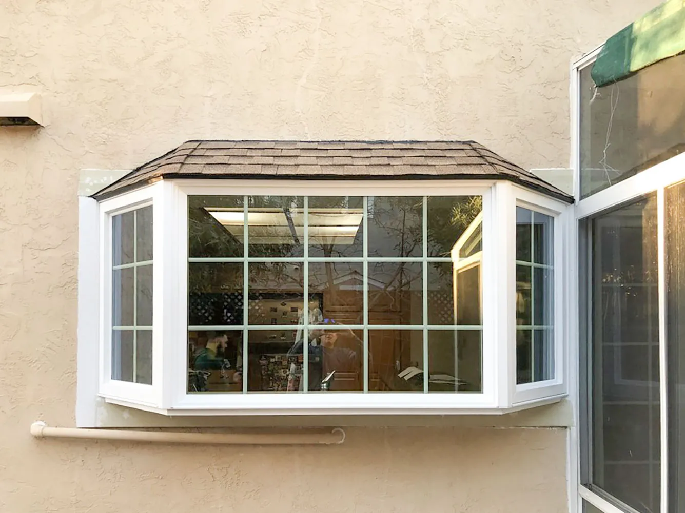Picture of A newly installed bay window by Abstract Windows brings light and charm to a residential facade, reflecting the company's focus on quality outcomes. They are recognized for their expertise and quality. Copyright ©2025 Diamond Certified Resource

 - Abstract Windows