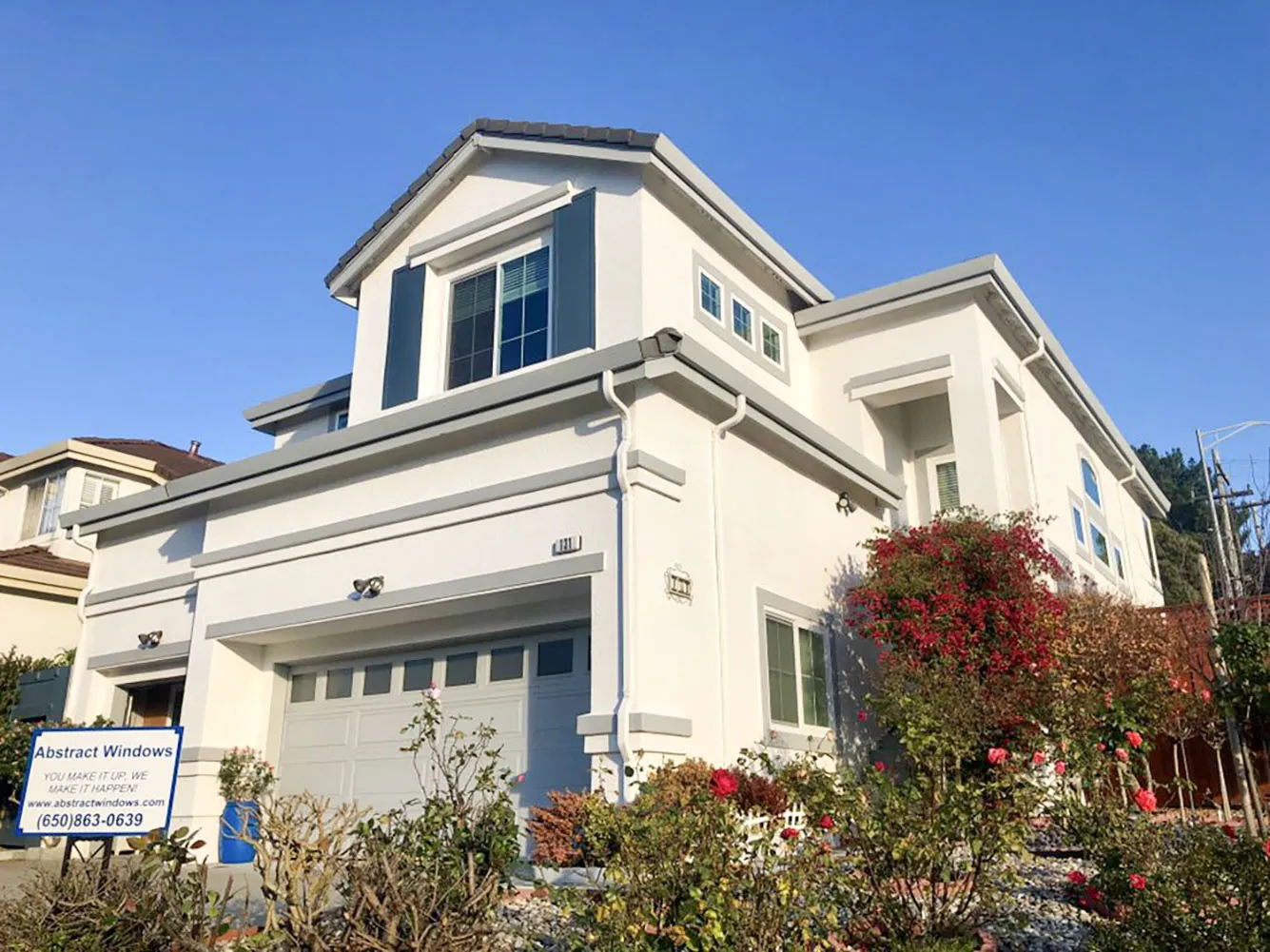 Picture of The morning sun illuminates a pristine house, showcasing the expert installation of windows by Abstract Windows. With a focus on quality outcomes, the company transforms homes with its highest in quality ratings. Copyright ©2025 Diamond Certified Resource

 - Abstract Windows