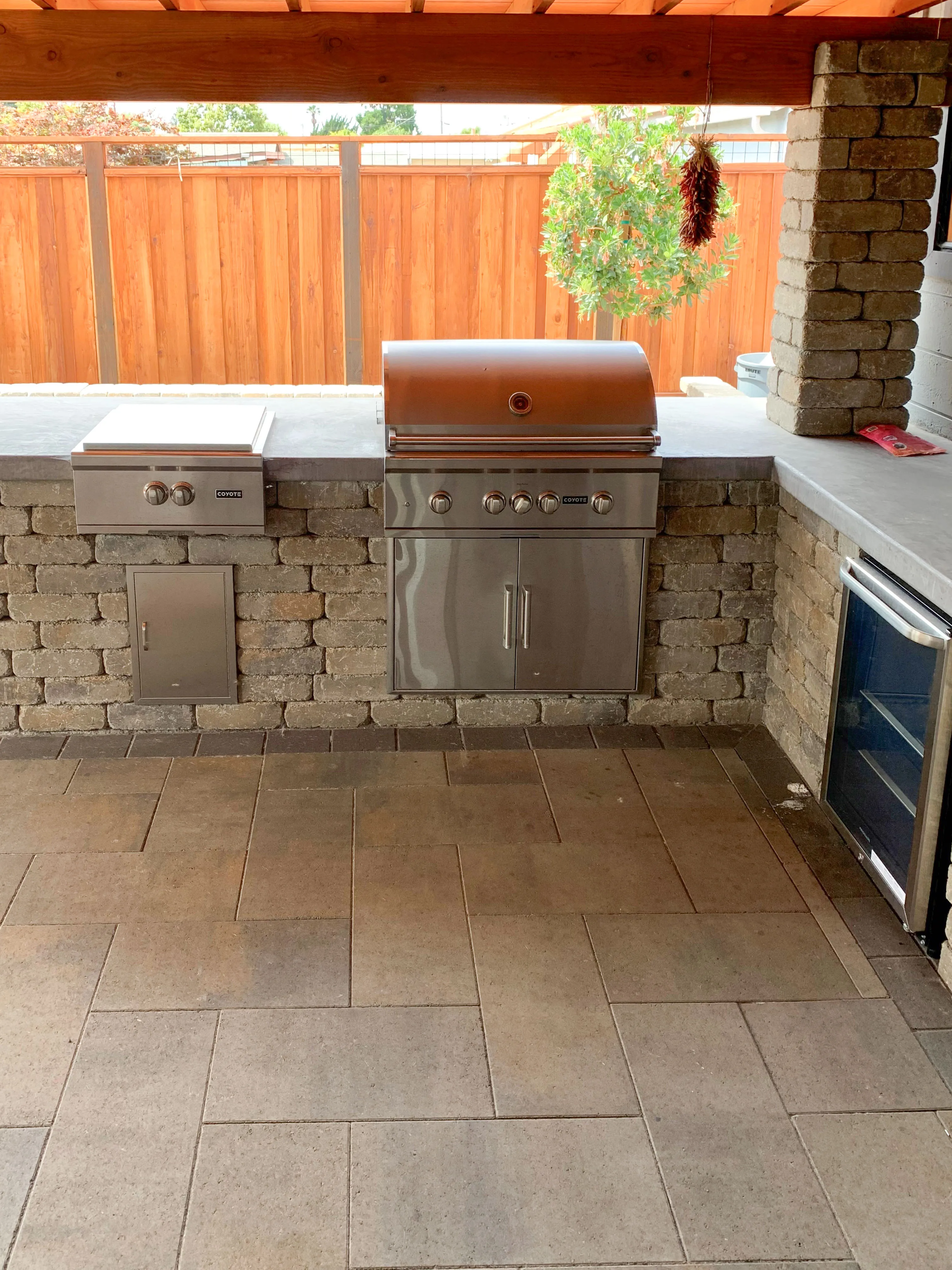 Picture of A meticulously constructed outdoor kitchen by ARP Hardscape showcases a modern grill set against a rustic brick backdrop, embodying quality outcomes. This setup is ideal for hosting gatherings and creating memorable culinary experiences. ARP Hardscape consistently achieved a Highest in Quality rating. Copyright ©2025 Diamond Certified Resource

 - ARP Hardscape