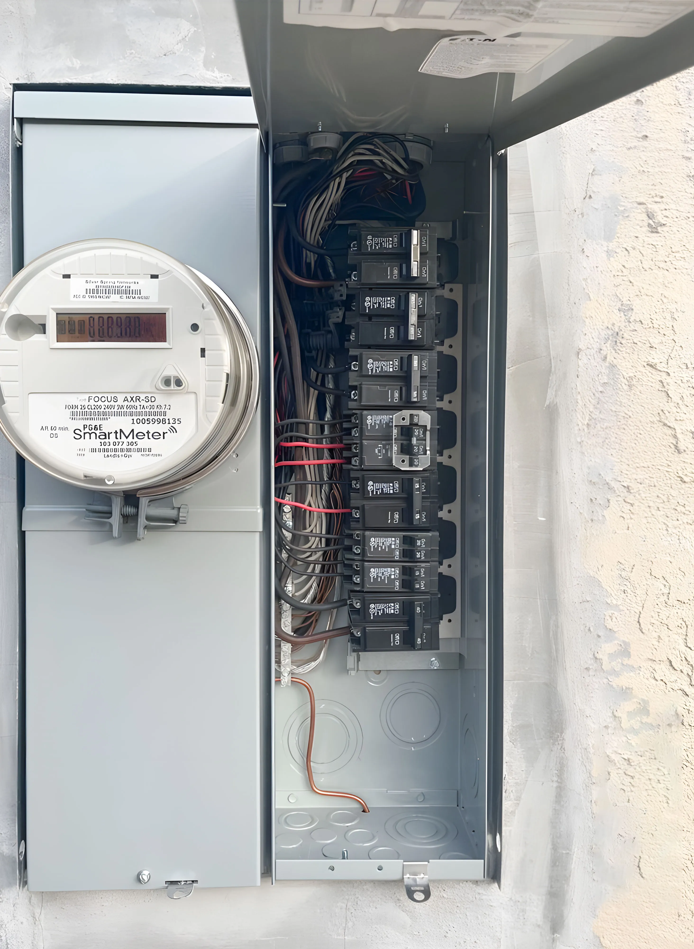 Picture of A neatly arranged electrical panel showcases the precision and expertise brought to every project by Frontline Electrical Services. Recognized for expertise and quality, the company ensures safe and efficient installations. Copyright ©2025 Diamond Certified Resource - Frontline Electrical Services