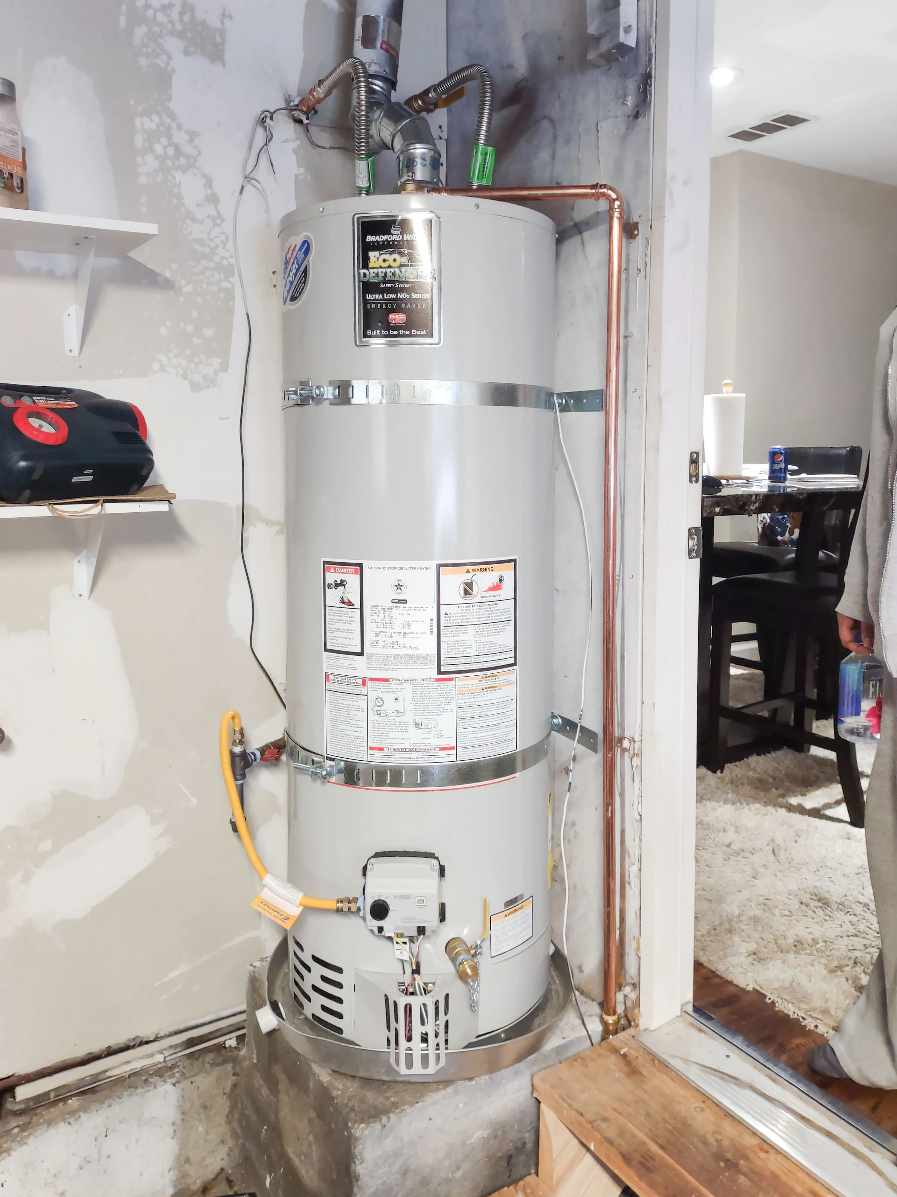 Picture of In a quiet corner of a home, a newly installed water heater reflects the reliability and expertise of Gray Plumbing Inc, a company recognized for expertise and quality. Copyright ©2025 Diamond Certified Resource

 - Gray Plumbing Inc