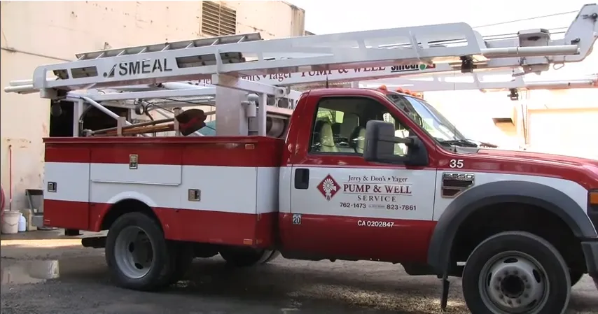 Picture of A Jerry and Don's Yager Pump and Well Service truck is poised for action, a testament to the company's focus on quality outcomes. The bright red vehicle stands ready to support the community with their top-rated service. Copyright ©2025 Diamond Certified Resource

 - Jerry & Don's Yager Pump & Well Service