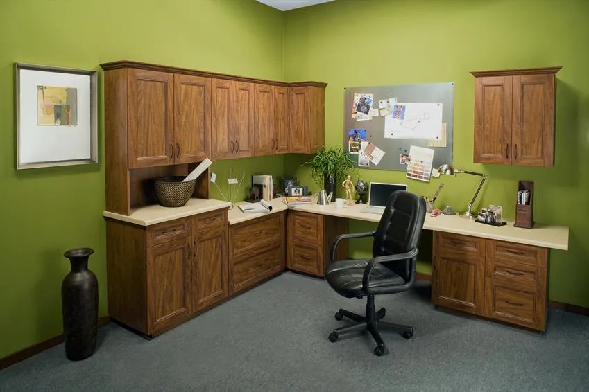 Picture of A meticulously organized home office showcases PremierGarage's dedication to quality outcomes with elegant wooden cabinetry, designed to maximize space and efficiency. Recognized for expertise and quality, PremierGarage transforms home environments into functional works of art. Copyright ©2025 Diamond Certified Resource

 - PremierGarage