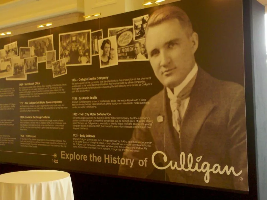 Picture of A historical display highlights the rich legacy of Culligan Water of Sonoma County, showcasing its foundational steps in water treatment. Celebrating its journey, the company is recognized for expertise and quality. Copyright ©2025 Diamond Certified Resource

 - Culligan Water of Sonoma County