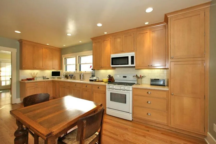 Picture of  A serene kitchen space showcases Gold Hammer Construction, Inc.'s dedication to quality outcomes, with warm wood cabinets and sleek appliances evoking a sense of understated elegance. Recognized for expertise and quality, the company’s craftsmanship enhances function and style. Copyright ©2025 Diamond Certified Resource.

 - Gold Hammer Construction, Inc.