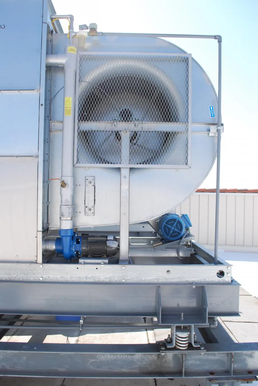 Picture of A robust industrial fan installation by Bell Products, Inc. signifies their commitment to quality outcomes in HVAC systems, reflecting their top-rated expertise. Copyright ©2025 Diamond Certified Resource. - Bell Products, Inc.
