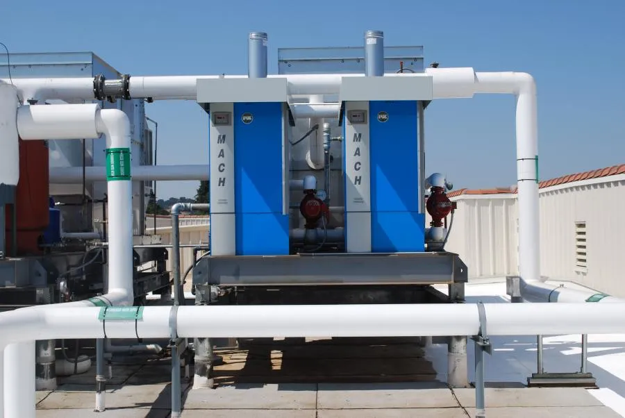 Picture of  Bell Products, Inc. showcases precision with a rooftop installation featuring Mach units and meticulously organized piping. Recognized for expertise and quality, the company ensures efficient solutions for their clients. Copyright ©2025 Diamond Certified Resource.

 - Bell Products, Inc.