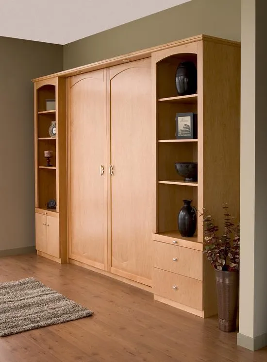 Picture of In a serene space, PremierGarage showcases elegant wooden cabinetry with open shelving, reflecting their focus on quality outcomes. This design subtly enhances room aesthetics and storage. Copyright ©2025 Diamond Certified Resource

 - PremierGarage