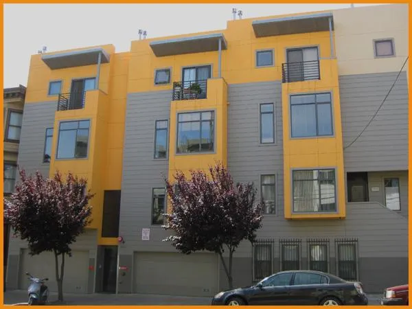 Picture of  The vibrant facade of a modern building showcases Tara Pro Painting, Inc.'s commitment to quality outcomes with its precise color application. Recognized for expertise and quality, the company ensures every project is a testament to excellence. Copyright ©2025 Diamond Certified Resource.

 - Tara Pro Painting, Inc.