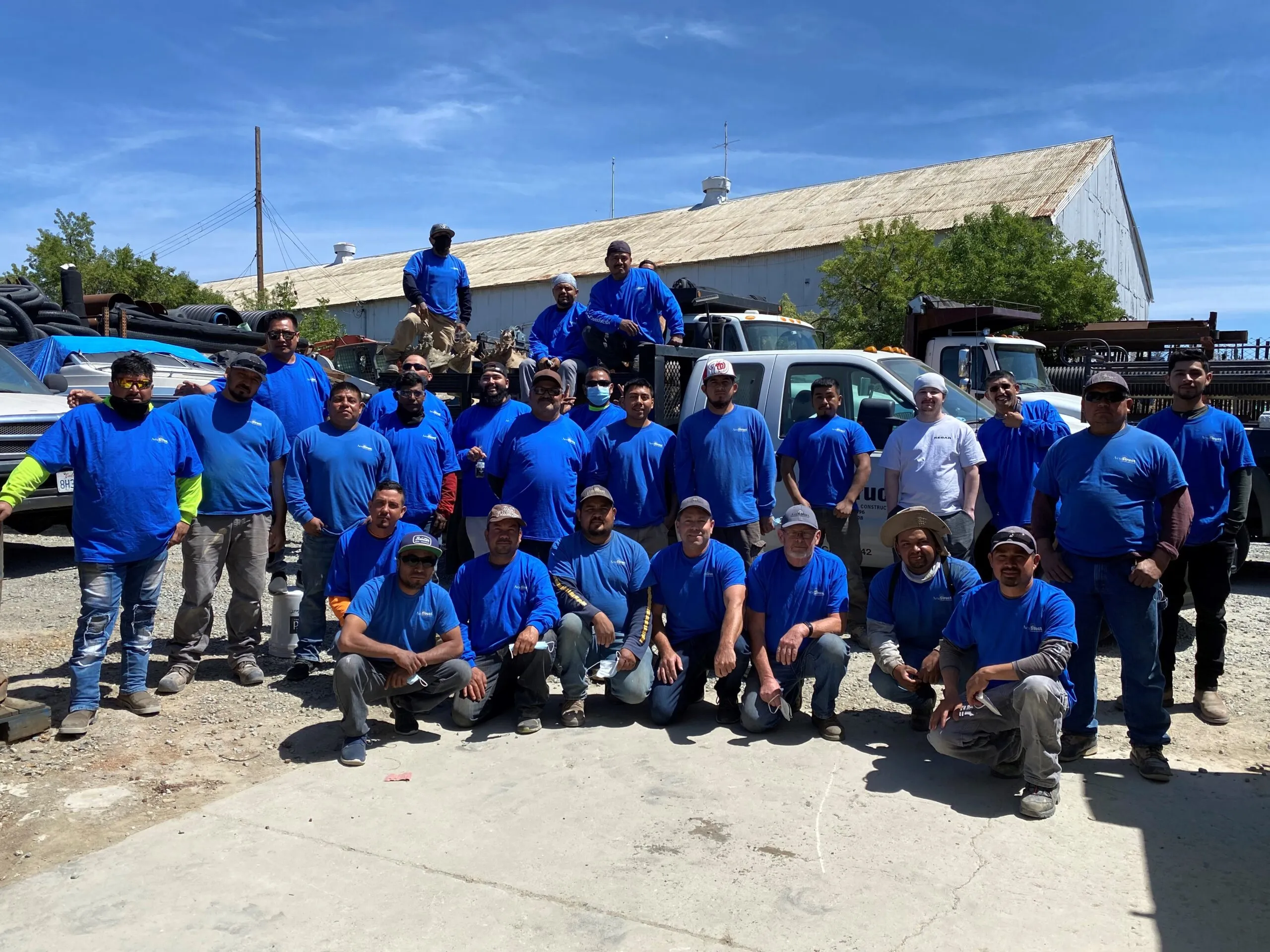 Picture of A dedicated team from AcuStruct gathers for a group photo, embodying their commitment to quality outcomes in every project. Recognized for expertise and quality, they set the standard high. Copyright ©2025 Diamond Certified Resource - AcuStruct