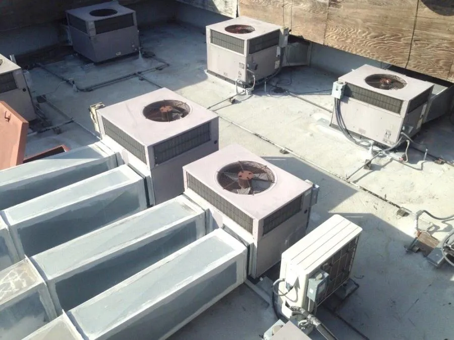 Picture of  A series of HVAC units rest quietly on the rooftop, an exemplar of Air Care Heating & Cooling, Inc.'s dedication to ensuring seamless climate control solutions. Recognized for expertise and quality, the company’s systems uphold comfort in every season. Copyright ©2025 Diamond Certified Resource.

 - Air Care Heating & Cooling, Inc.