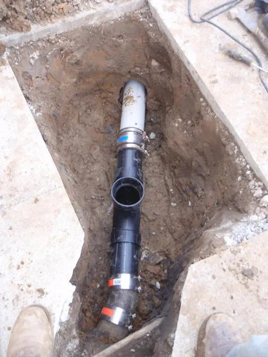 Picture of A newly installed pipe rests securely in a freshly dug trench, a testament to Atlas Plumbing & Rooter's commitment to quality outcomes. The company, known for its high customer satisfaction ratings, ensures dependable plumbing solutions. Copyright ©2025 Diamond Certified Resource

 - Atlas Plumbing & Rooter