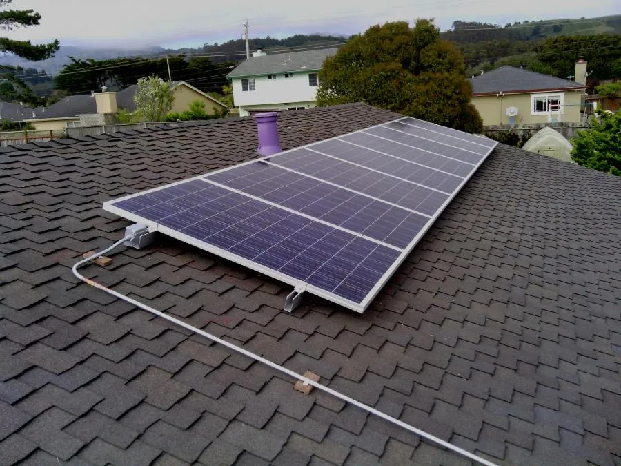 Picture of On a quiet rooftop, solar panels harness the morning light, reflecting High Definition Solarâ€™s commitment to quality outcomes. This installation highlights their top-rated quality, turning sunlight into sustainable energy. Copyright ©2025 Diamond Certified Resource - High Definition Solar