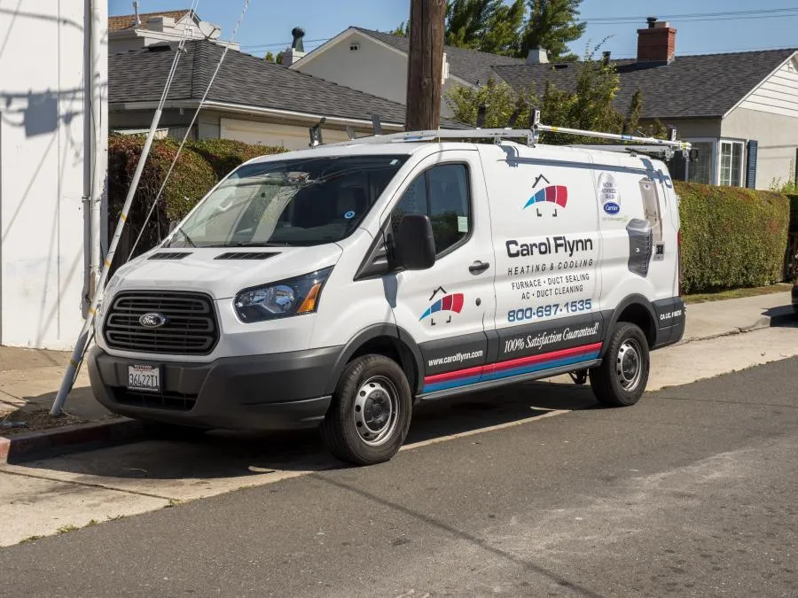 Picture of A Carol Flynn, Inc. service van stands ready on a sunlit suburban street, symbolizing the company's commitment to superior service. Known for earning Diamond Certified, Carol Flynn, Inc. exemplifies expertise and quality in every job. Copyright ©2025 Diamond Certified Resource

 - Carol Flynn, Inc.