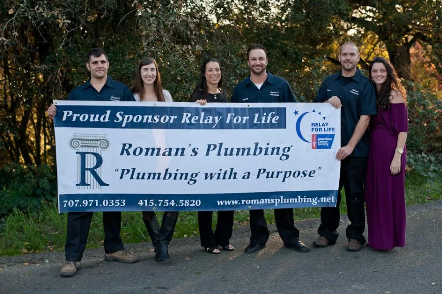 Picture of  Roman's Plumbing, Inc. proudly supports Relay For Life, demonstrating their commitment to community and consistent achievement of a Highest in Quality rating. Copyright ©2025 Diamond Certified Resource.

 - Roman's Plumbing, Inc.