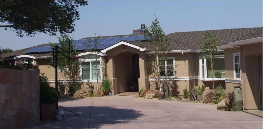 Picture of  Beneath the sunlit roof, solar panels gleam, capturing the energy that powers this home’s future. All Seasons Roofing & Waterproofing, Inc., focuses on quality outcomes in their installations. Copyright ©2025 Diamond Certified Resource.

 - All Seasons Roofing & Waterproofing, Inc.