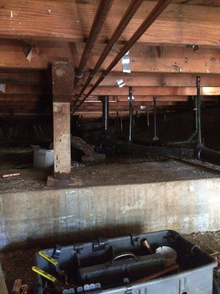 Picture of  Nestled below the floorboards, copper pipes run with precision, a testament to Gladiator Repipe, Inc.'s dedication to quality outcomes. This commitment has earned them a Diamond Certified rating. Copyright ©2025 Diamond Certified Resource.

 - Gladiator Repipe, Inc.