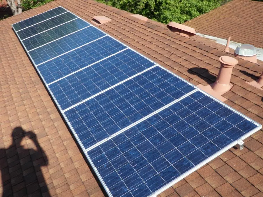 Picture of On a sunlit rooftop, a series of solar panels efficiently capture energy, a testament to High Definition Solarâ€™s commitment to quality outcomes. With each installation, they ensure high customer satisfaction. Copyright ©2025 Diamond Certified Resource

 - High Definition Solar