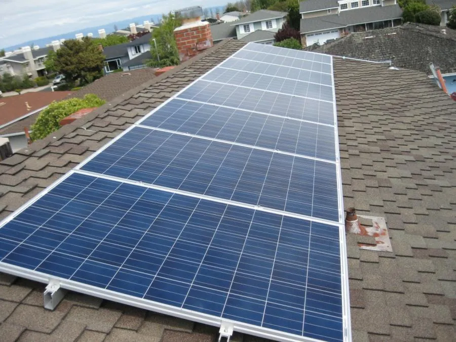 Picture of A row of solar panels gleams atop a residential roof, capturing the sun's energy efficiently. High Definition Solar focuses on quality outcomes, ensuring sustainability for every home. Copyright ©2025 Diamond Certified Resource

 - High Definition Solar