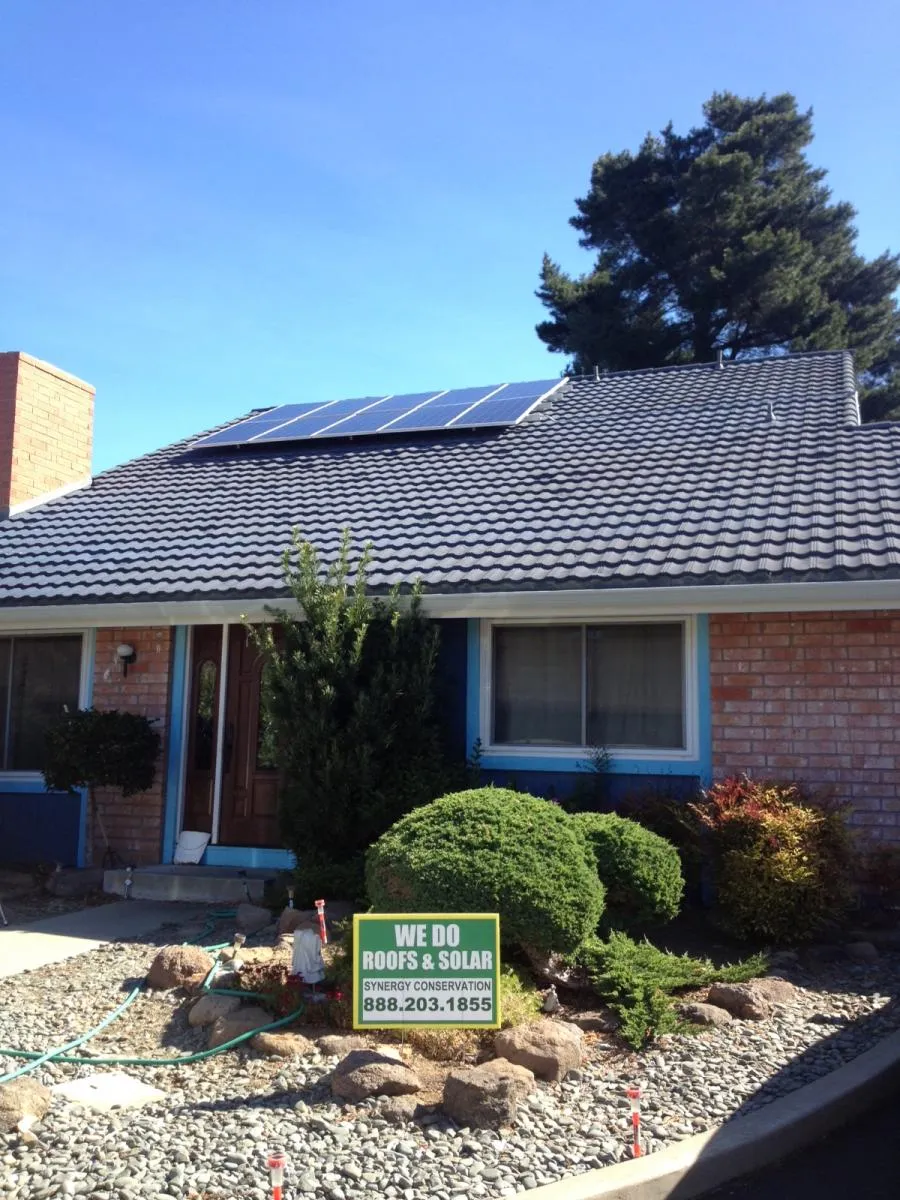 Picture of Under the clear blue sky, solar panels quietly harness the sun's energy on a neatly tiled roof, embodying High Definition Solar's commitment to quality outcomes. This dedication is reflected in the company's high customer satisfaction ratings. Copyright ©2025 Diamond Certified Resource

 - High Definition Solar