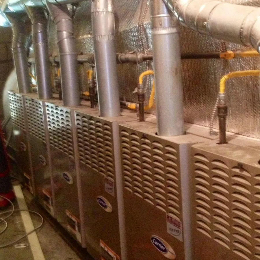 Picture of Neatly aligned heating units display the precision and expertise of Ortiz Heating and Air Conditioning. Known for scoring Highest in Quality and Helpful Expertise, the company ensures optimal performance and efficient installations. Copyright ©2025 Diamond Certified Resource

 - Ortiz Heating and Air Conditioning