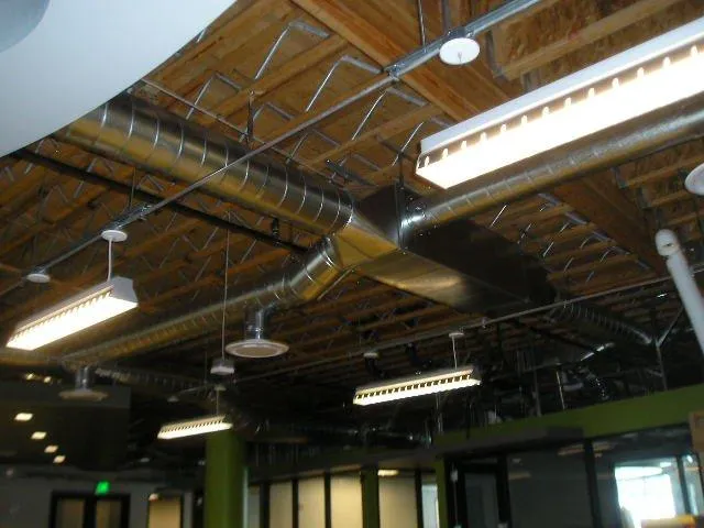 Picture of The newly installed ductwork by Innovative Mechanical, Inc. highlights their dedication to quality outcomes, ensuring efficient air circulation in modern office spaces. Recognized for expertise and quality, the company continues to excel in delivering high customer satisfaction. Copyright ©2025 Diamond Certified Resource. - Innovative Mechanical, Inc.
