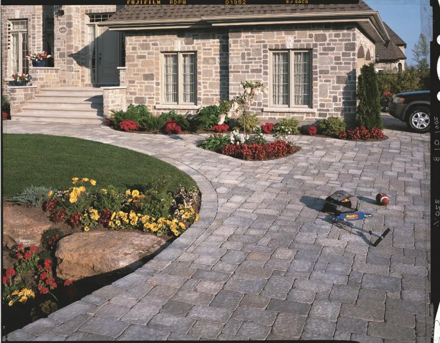 Picture of  Amidst the quiet elegance of expertly laid paver stones and lush landscaping, Black Diamond Paver Stones & Landscape, Inc. showcases its top-rated quality work. The intricately designed path hints at the company’s commitment to excellence. Copyright ©2025 Diamond Certified Resource.

 - Black Diamond Paver Stones & Landscape, Inc.