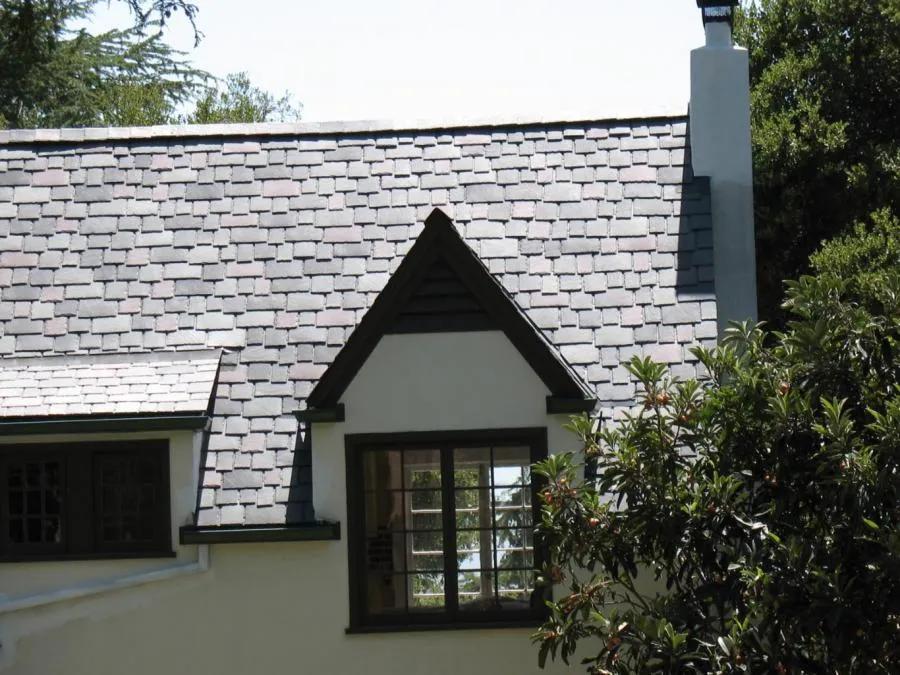 Picture of A charming roof installation with expertly aligned slate shingles highlights Los Gatos Roofing's attention to detail, reflecting their focus on quality outcomes. Copyright ©2025 Diamond Certified Resource

 - Los Gatos Roofing