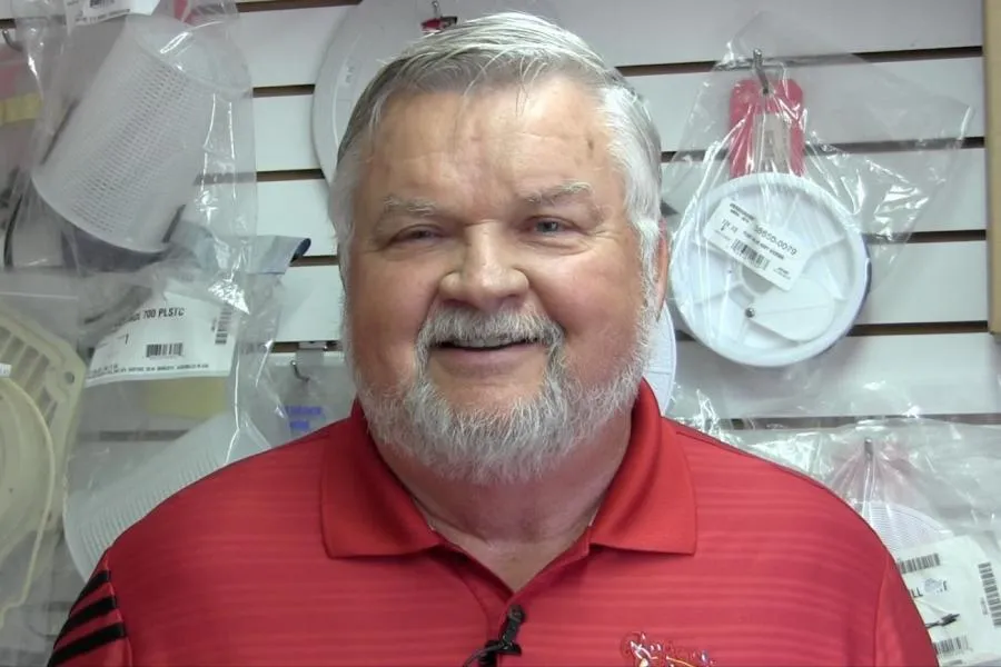 Picture of A seasoned professional stands amidst a backdrop of pool and spa supplies, embodying the dedication to quality outcomes that Roger's Pool & Spa Service Inc. is known for. The company's commitment to quality is evident in every detail. Copyright ©2025 Diamond Certified Resource

 - Roger's Pool & Spa Service Inc.