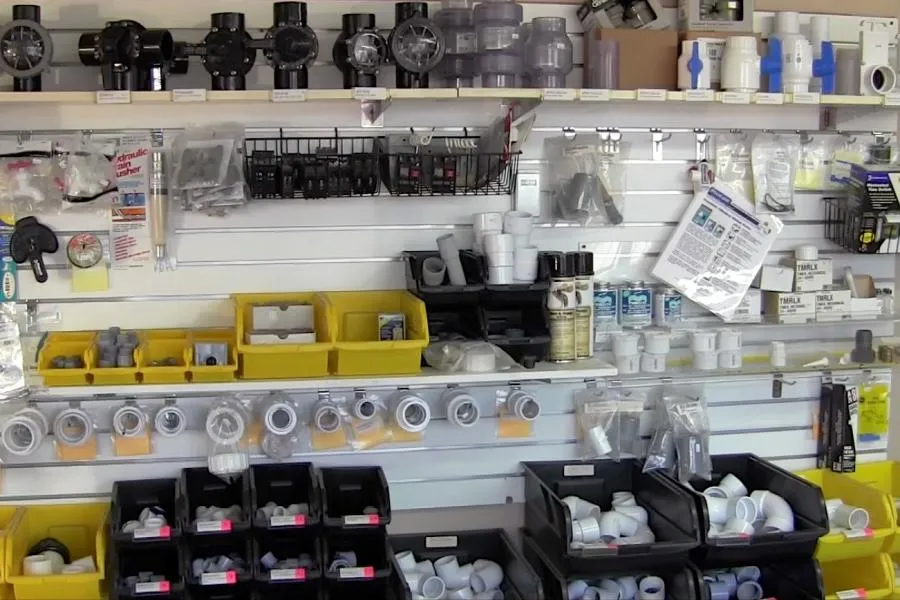 Picture of Organized precision in every detailâ€”Roger's Pool & Spa Service Inc. showcases a meticulous collection of essential plumbing components, reflecting their commitment to quality outcomes. Recognized for expertise and quality, the company ensures every pool and spa service is top-notch. Copyright ©2025 Diamond Certified Resource

 - Roger's Pool & Spa Service Inc.