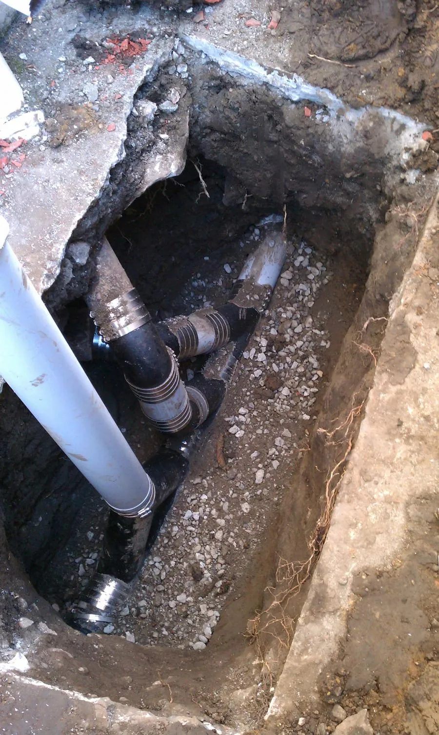 Picture of A precise excavation reveals a complex plumbing network, illustrating Superior Plumbing & Drain Cleaning Services' commitment to quality outcomes. Recognized for expertise and quality, the company ensures reliability in every detail. Copyright ©2025 Diamond Certified Resource

 - Superior Plumbing & Drain Cleaning Services