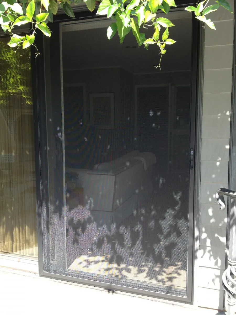 Picture of Sunlight filters through leaves, casting intricate shadows on a meticulously installed screen. Wesco Screen Company Inc., recognized for expertise and quality, ensures precision in every detail. Copyright ©2025 Diamond Certified Resource

 - Wesco Screen Company Inc.