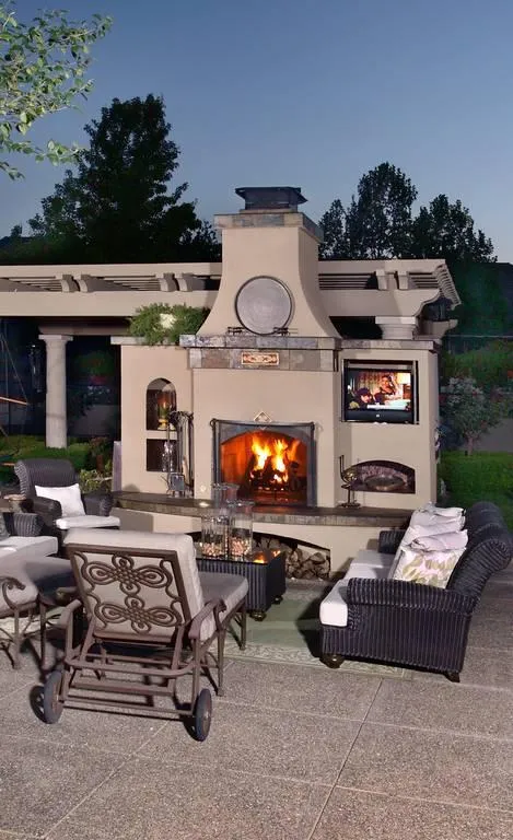 Picture of In the serene glow of twilight, a luxurious outdoor fireplace becomes the focal point of a cozy patio setup, reflecting Crandall Roofing Inc.'s commitment to quality outcomes. Their attention to detail ensures every element harmonizes perfectly, elevating outdoor living spaces. Copyright ©2025 Diamond Certified Resource

 - Crandall Roofing Inc.