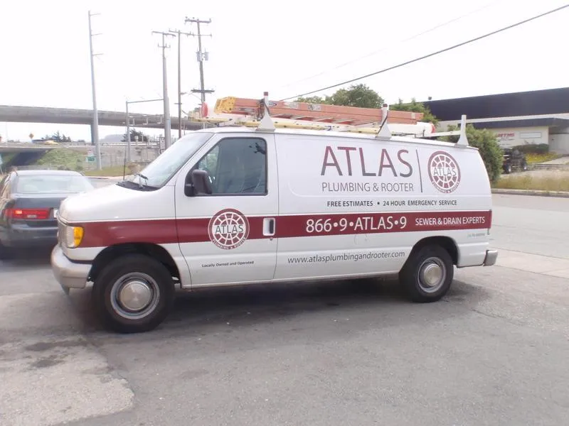 Picture of Atlas Plumbing & Rooter's service van, equipped for any plumbing emergency, waits ready by the roadside. Known for consistently achieving a Highest in Quality rating, they ensure expertise and reliability in every call. Copyright ©2025 Diamond Certified Resource

 - Atlas Plumbing & Rooter