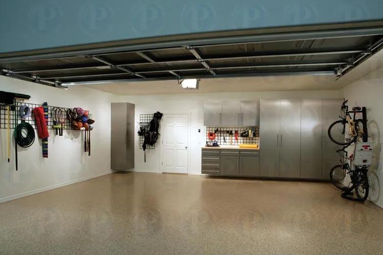 Picture of A pristine and organized garage showcases PremierGarage's commitment to quality outcomes. The sleek storage solutions and immaculate floor reflect the company's focus on quality, earning them Diamond Certified recognition. Copyright ©2025 Diamond Certified Resource - PremierGarage