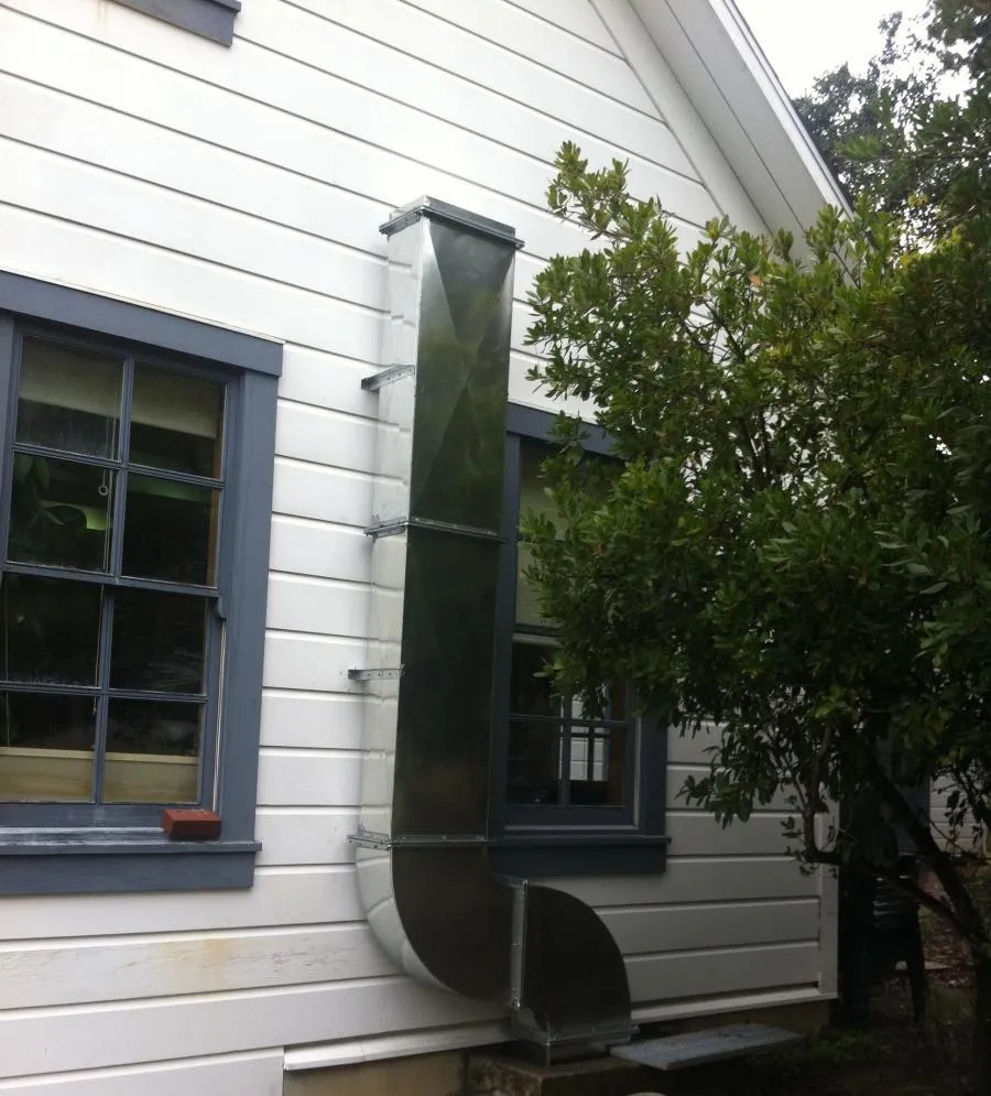 Picture of An elegantly installed HVAC duct runs along the exterior of a home, showcasing Degree HVAC, Inc.'s commitment to quality outcomes. The seamless integration reflects their recognition for expertise and quality. Copyright ©2025 Diamond Certified Resource

 - Degree HVAC, Inc.