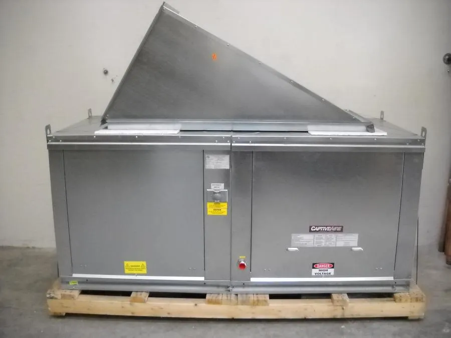 Picture of A robust HVAC unit stands ready for installation, reflecting Degree HVAC, Inc.'s commitment to quality outcomes. Known for high customer satisfaction, they ensure systems operate at peak performance. Copyright ©2025 Diamond Certified Resource

 - Degree HVAC, Inc.