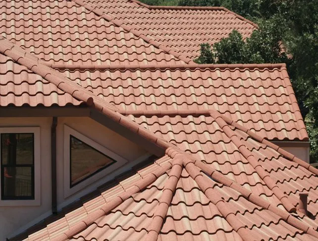Picture of Rows of meticulously installed terracotta roof tiles form a rhythmic pattern, showcasing Bay Valley Roofing's commitment to quality outcomes. With a focus on precision and excellence, the company underscores its recognition for expertise and quality. Copyright ©2025 Diamond Certified Resource

 - Bay Valley Roofing