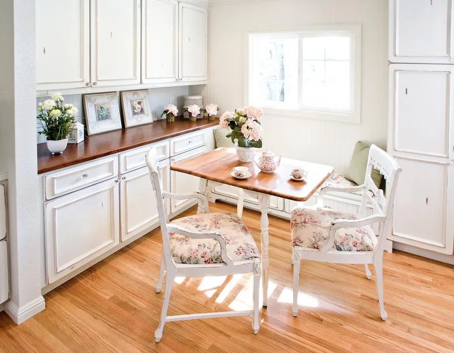 Picture of In this serene breakfast nook, a harmonious blend of vintage charm and modern elegance showcases Next Stage Design + Build's commitment to quality outcomes. The inviting space, with its floral accents and natural light, underscores the companyâ€™s top-rated expertise in creating beautiful home environments. Copyright ©2025 Diamond Certified Resource

 - Next Stage Design + Build