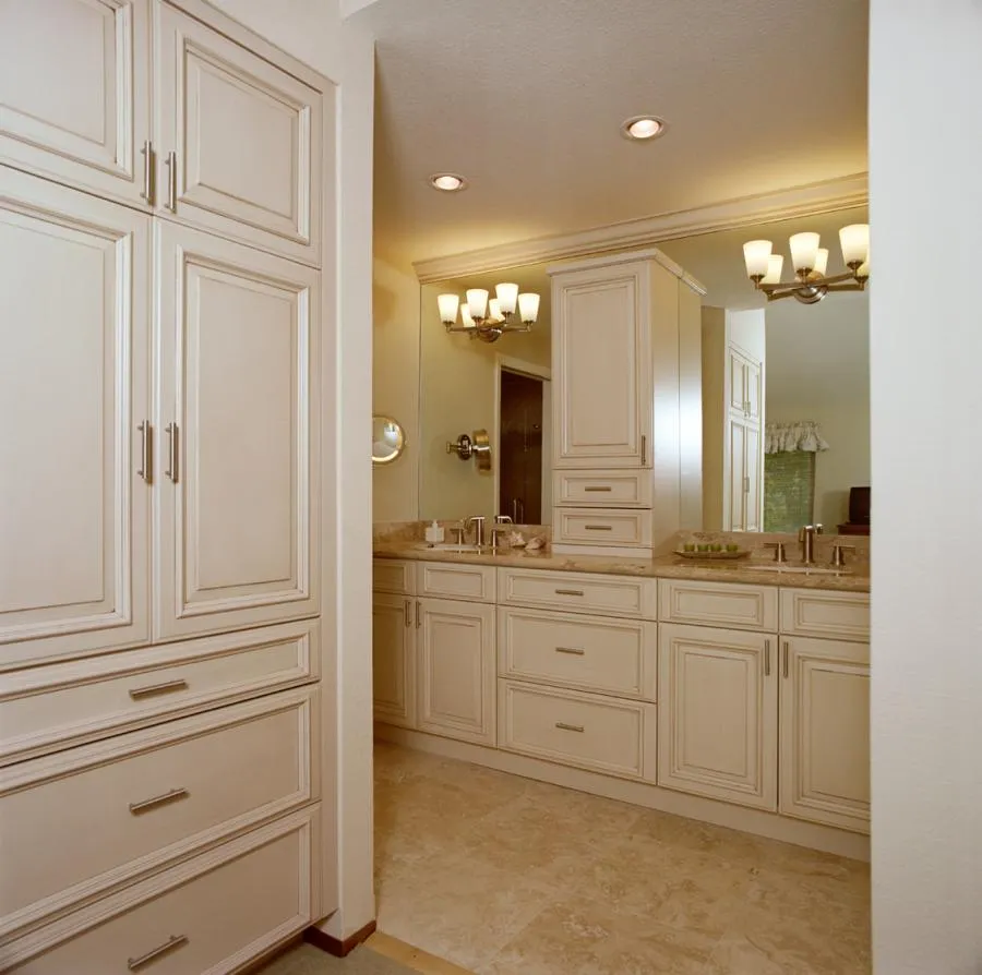 Picture of A serene bathroom scene captures the elegance of custom cabinetry and refined lighting, reflecting Next Stage Design + Buildâ€™s focus on quality outcomes. The companyâ€™s commitment to detail ensures a harmonious blend of style and function. Copyright ©2025 Diamond Certified Resource

 - Next Stage Design + Build