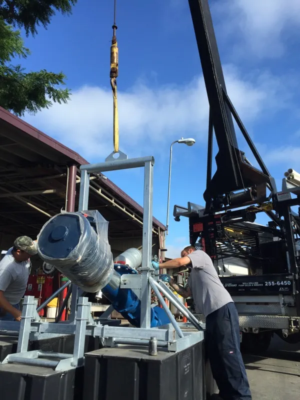 Picture of Under clear skies, McLean & Williams, Inc. demonstrates precision in installing industrial equipment, a testament to their focus on quality outcomes. This meticulous attention to detail underscores why they are consistently rated highest in quality. Copyright ©2025 Diamond Certified Resource

 - McLean & Williams, Inc.