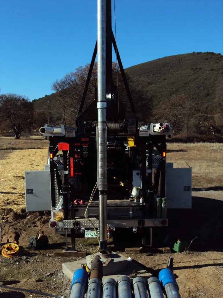 Picture of A drilling rig stands poised against a clear sky, embodying McLean & Williams, Inc.'s dedication to quality outcomes in their projects. Their commitment to excellence consistently earns them a Highest in Quality rating. Copyright ©2025 Diamond Certified Resource - McLean & Williams, Inc.