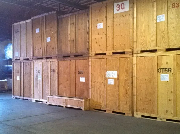 Picture of Sturdy wooden crates, marked and neatly stacked, reflect the meticulous organization at Johnson & Daly Moving & Storage. A testament to high customer satisfaction, the company ensures secure storage solutions. Copyright ©2025 Diamond Certified Resource

 - Johnson & Daly Moving & Storage