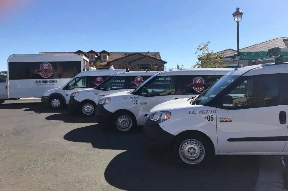 Picture of A look at Perfect Star Heating and Air Conditioning's fleet of service vehicles - Perfect Star Heating, Cooling, & Electrical