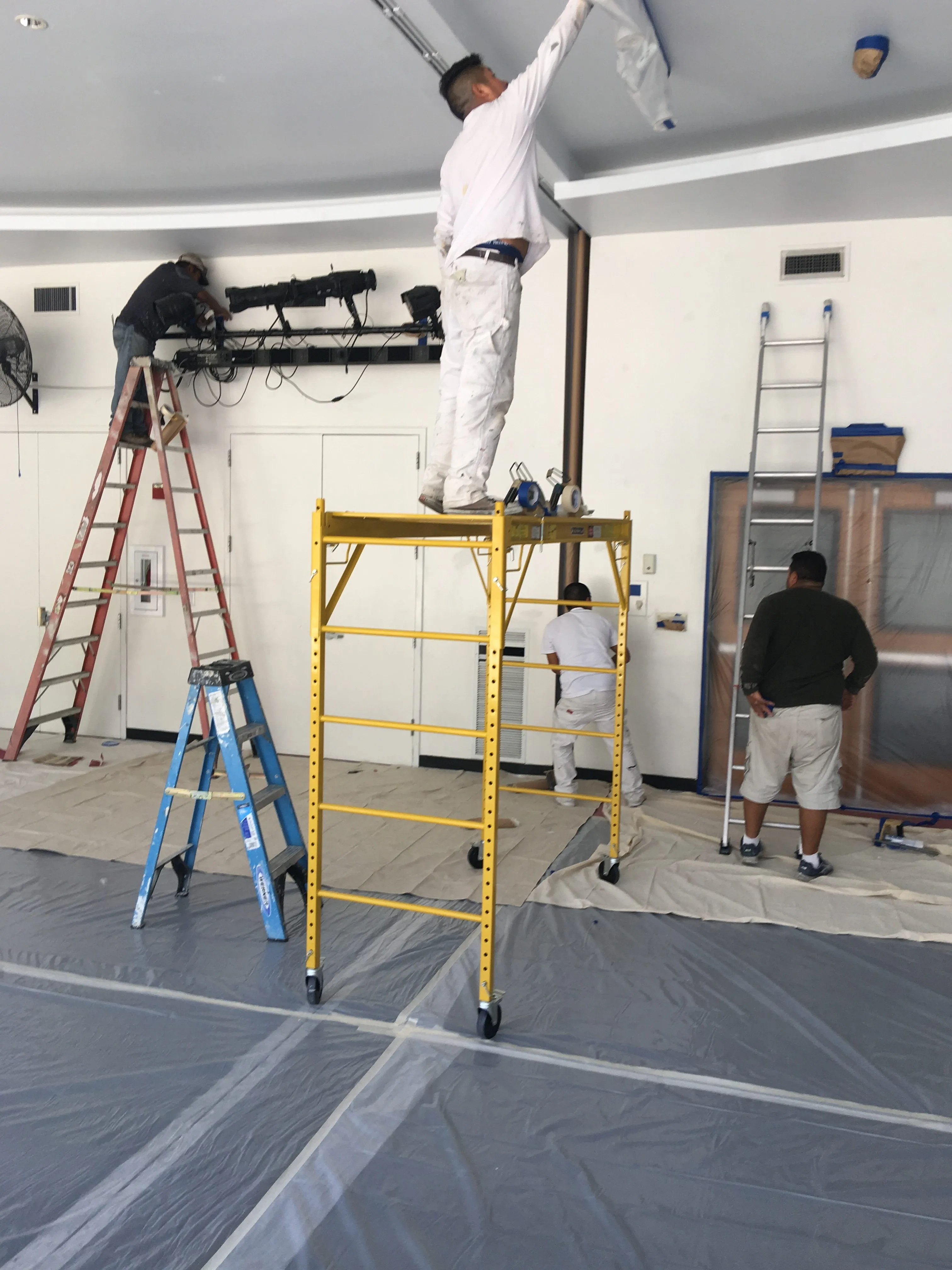 Picture of In a bustling workspace, a team from S & S Painting and Coatings, Inc. meticulously prepares for a fresh coat of paint, showcasing their commitment to quality outcomes. Each stroke and detail reflects their dedication to excellence, ensuring a transformation that resonates with high customer satisfaction ratings. Copyright ©2025 Diamond Certified Resource - S & S Painting and Coatings, Inc.