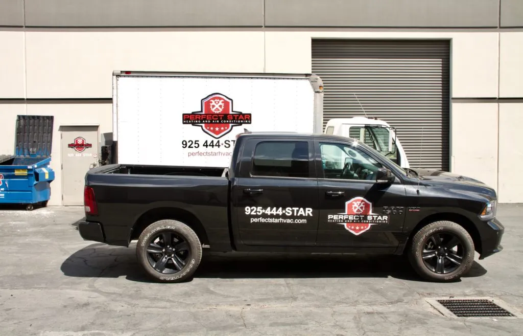 Picture of A Perfect Star Heating and Air Conditioning truck stands poised, ready to deliver top-rated quality service. With a focus on quality outcomes, the company ensures high customer satisfaction. Copyright ©2025 Diamond Certified Resource

 - Perfect Star Heating, Cooling, & Electrical