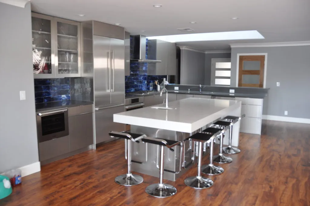 Picture of In the serene elegance of this modern kitchen, Diablo Valley Cabinetry demonstrates its focus on quality outcomes, with sleek cabinetry and a refined island setup that invites communal gatherings. Copyright ©2025 Diamond Certified Resource

 - Diablo Valley Cabinetry