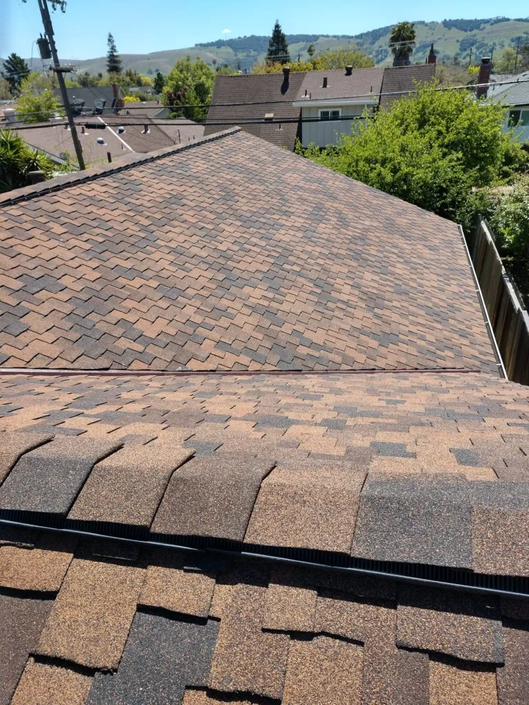 Picture of  Bay 101 Roofing, Inc. demonstrates its commitment to quality with expertly installed shingles, ensuring durability and aesthetic appeal. This craftsmanship aligns with its high customer satisfaction ratings. Copyright ©2025 Diamond Certified Resource.

 - Bay 101 Roofing, Inc.