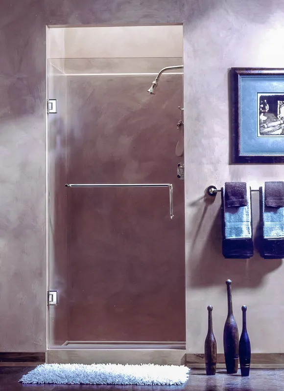 Picture of  In a serene bathroom setting, a sleek shower door by Schicker Luxury Shower Doors, Inc. stands prominently, showcasing the company's focus on quality outcomes. Recognized for their expertise, this installation echoes their high standards. Copyright ©2025 Diamond Certified Resource.

 - Schicker Luxury Shower Doors, Inc.